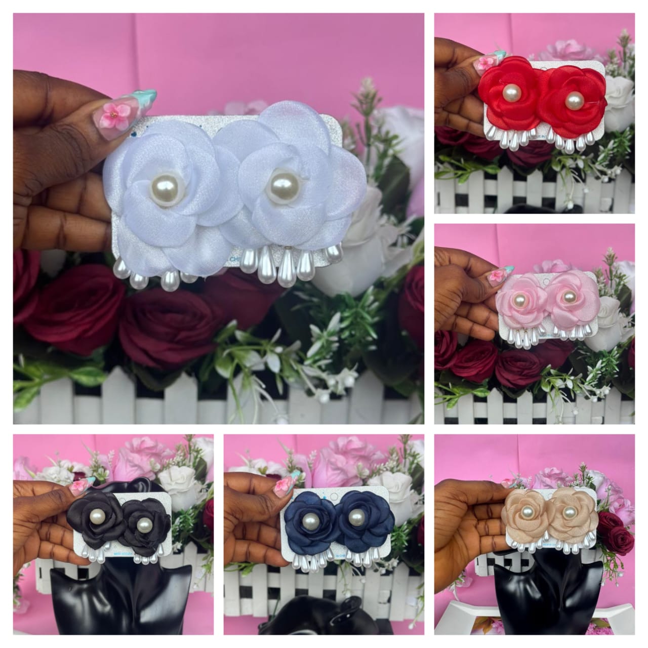 Flower Statement Earring 01
