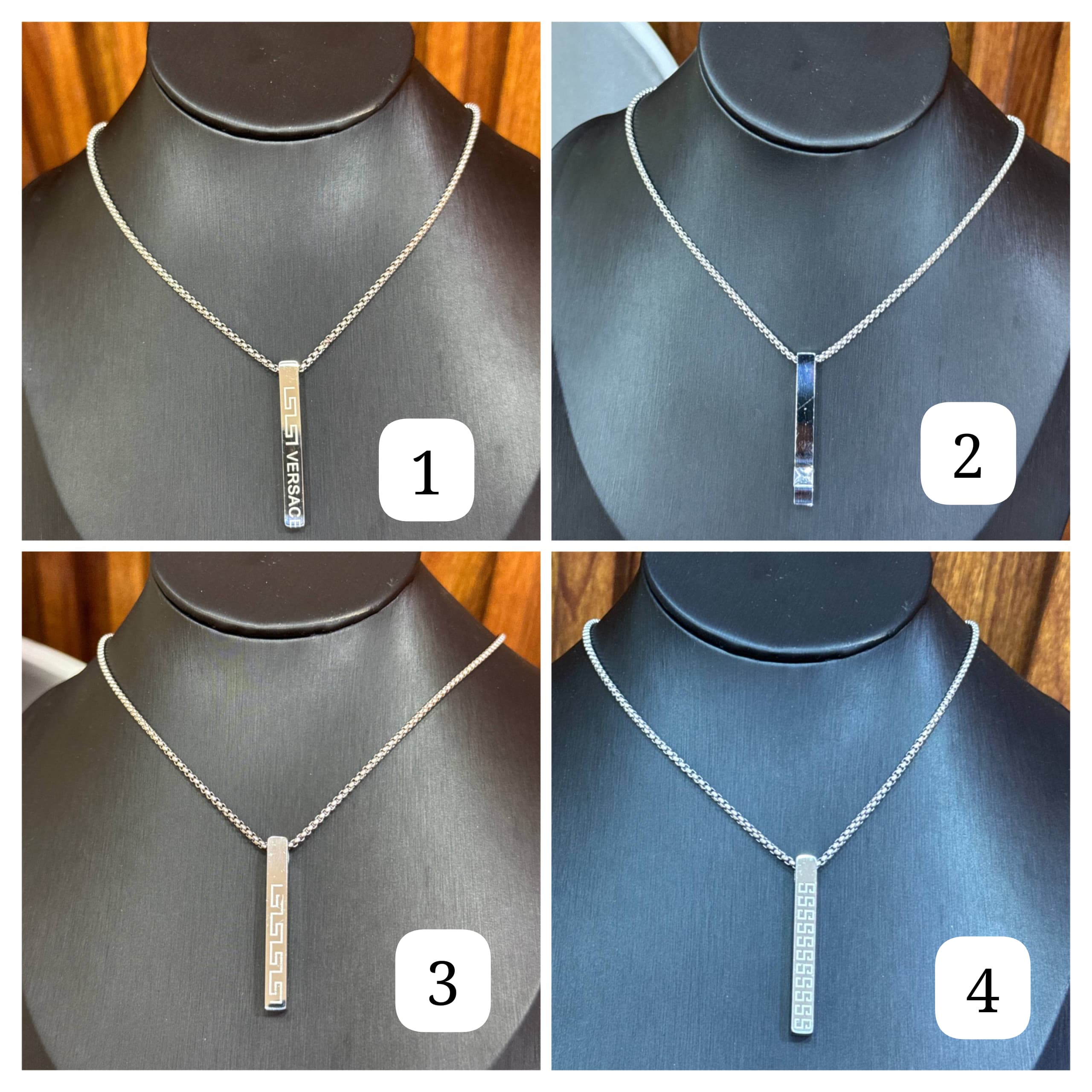 Unisex Silver Necklace