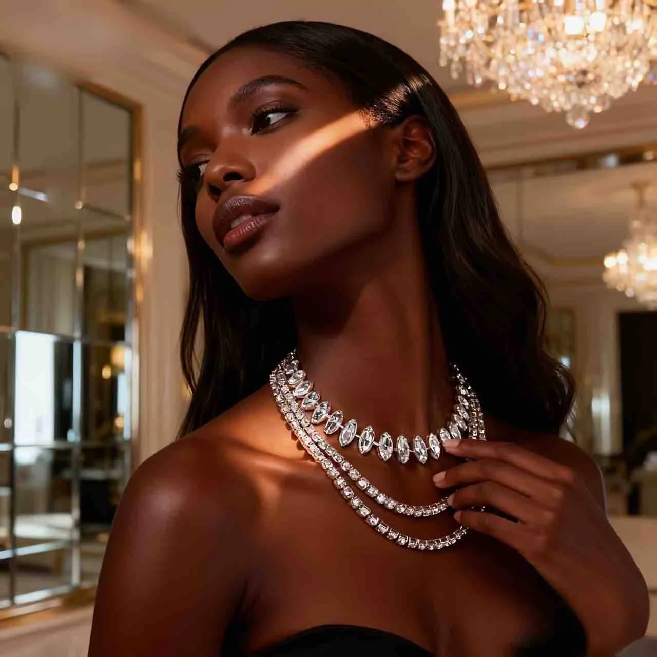 MARQUISE CUT CHOKER