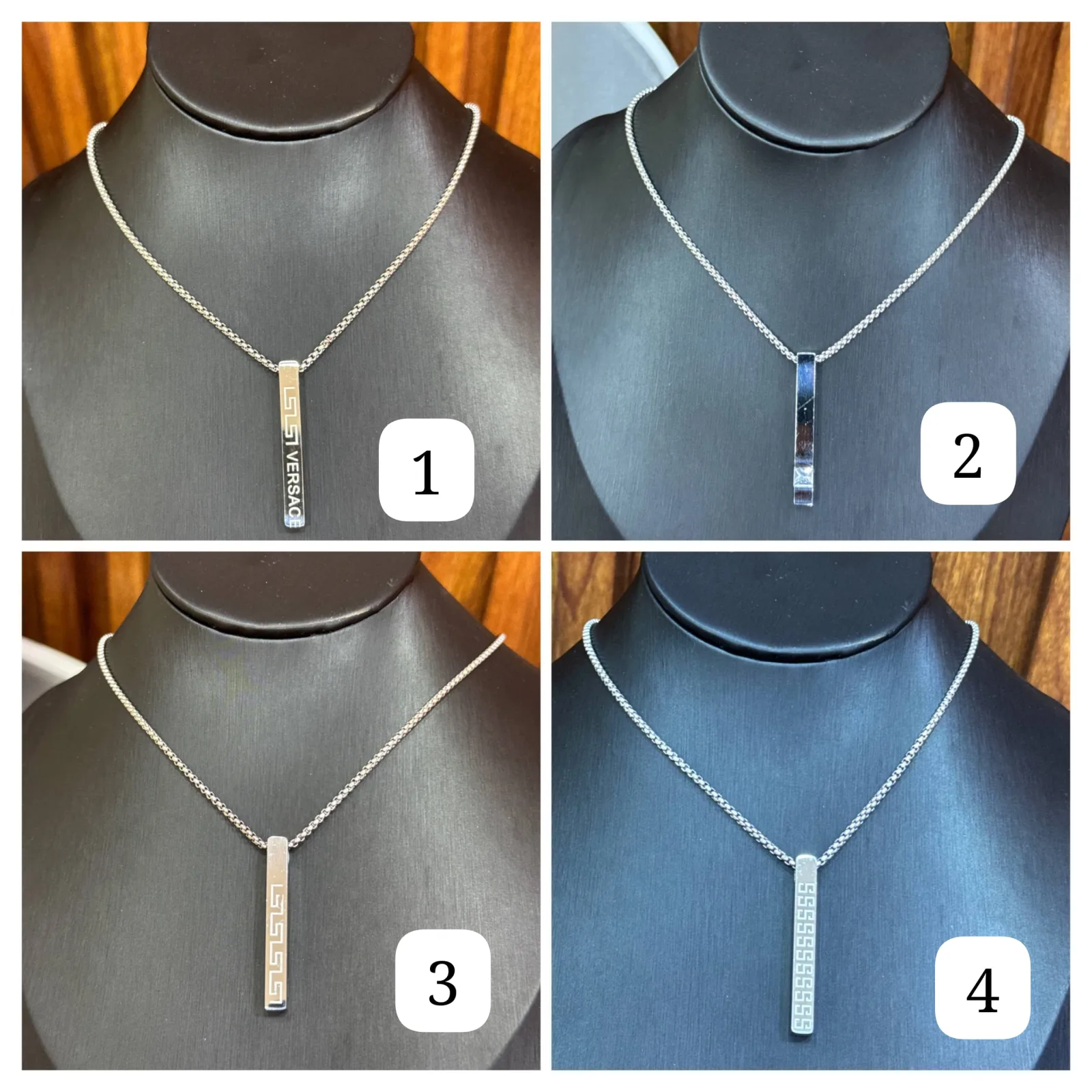 Unisex Silver Necklace